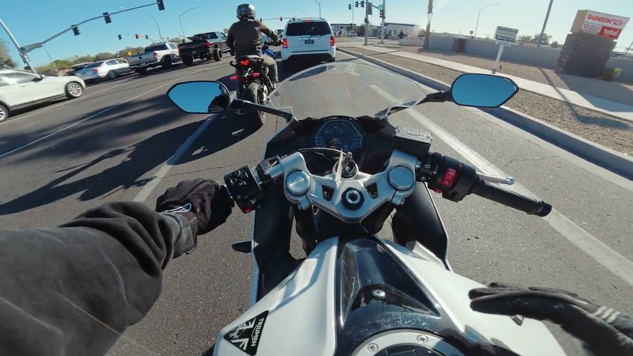 daytona 660 test ride - 01/31
