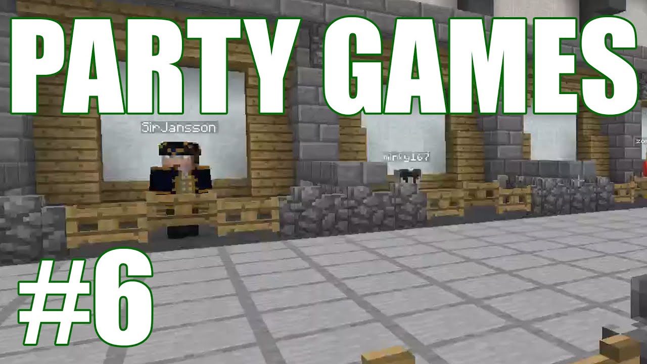 Minecraft - Party Games - Ep6 - Sunnuntaistreamin Partypelejä