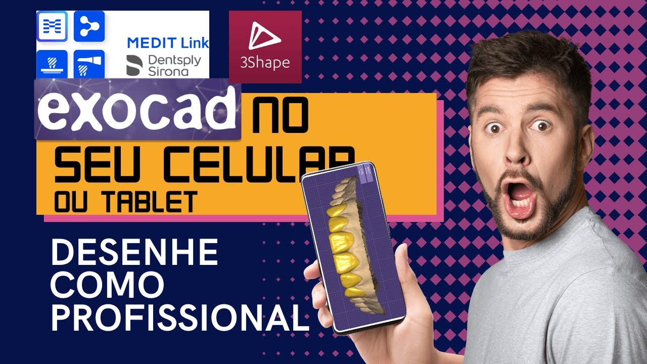 Use o Celular como Monitor Touch no EXOCAD | Setup Profissional
