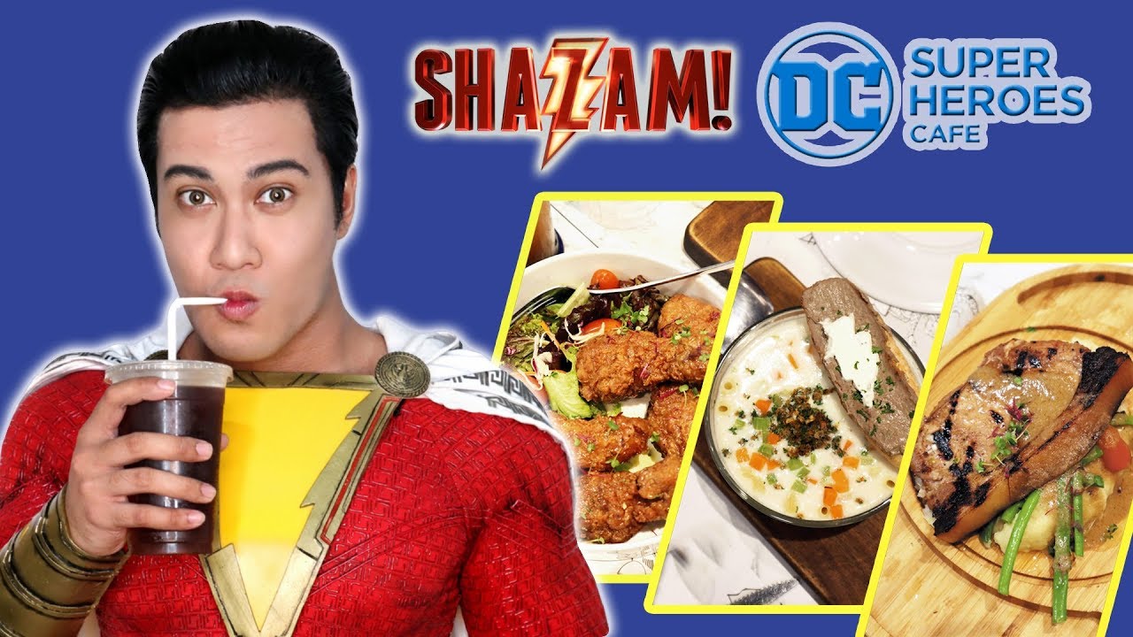 SHAZAM Transformation at DC Superheroes Cafe Philippines! (Don't Watch When You're Hungry!)