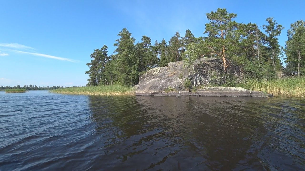 Vuoksa lake, North nature, Islands, Karelia 2018 - Вуокса озеро, все красивейшие острова