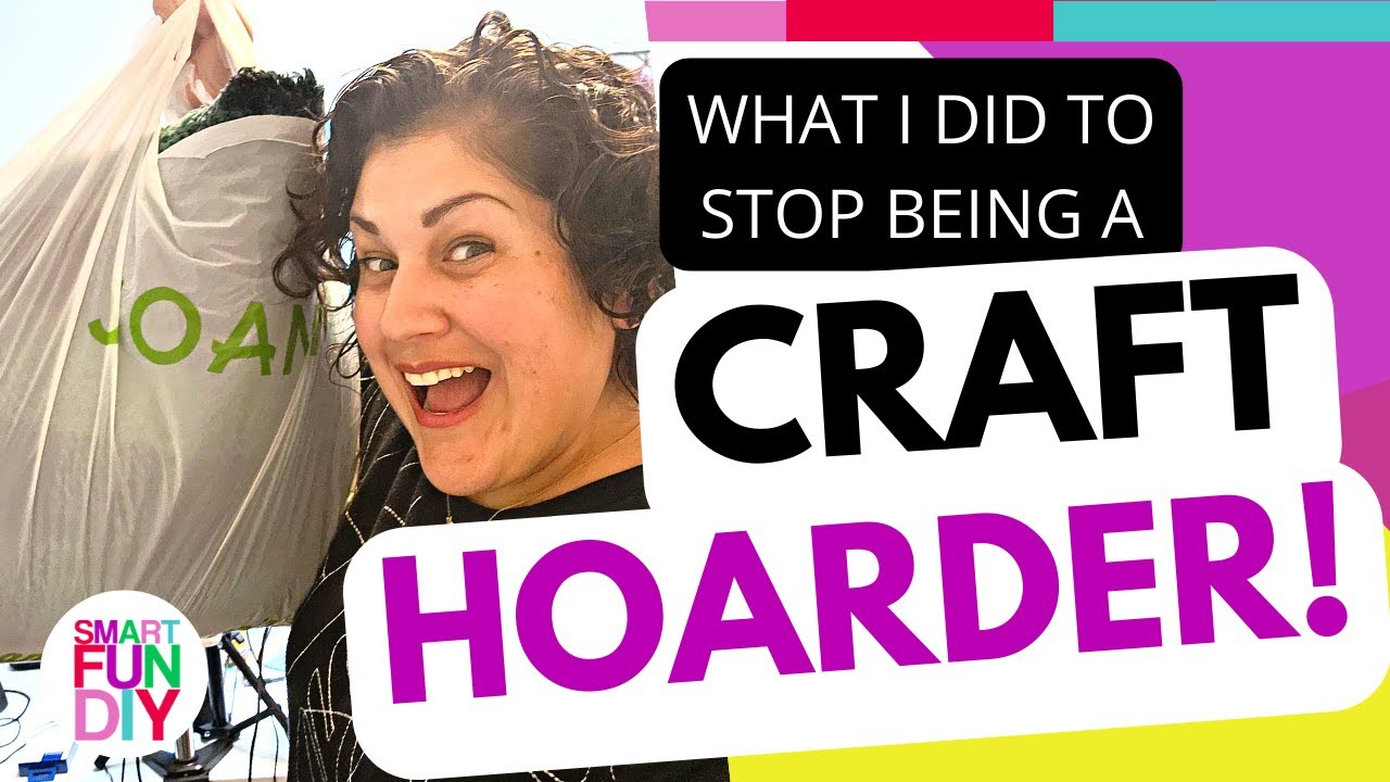 What I did to stop being a Craft Hoarder || I got rid of all my craft supplies - 8 years later?!