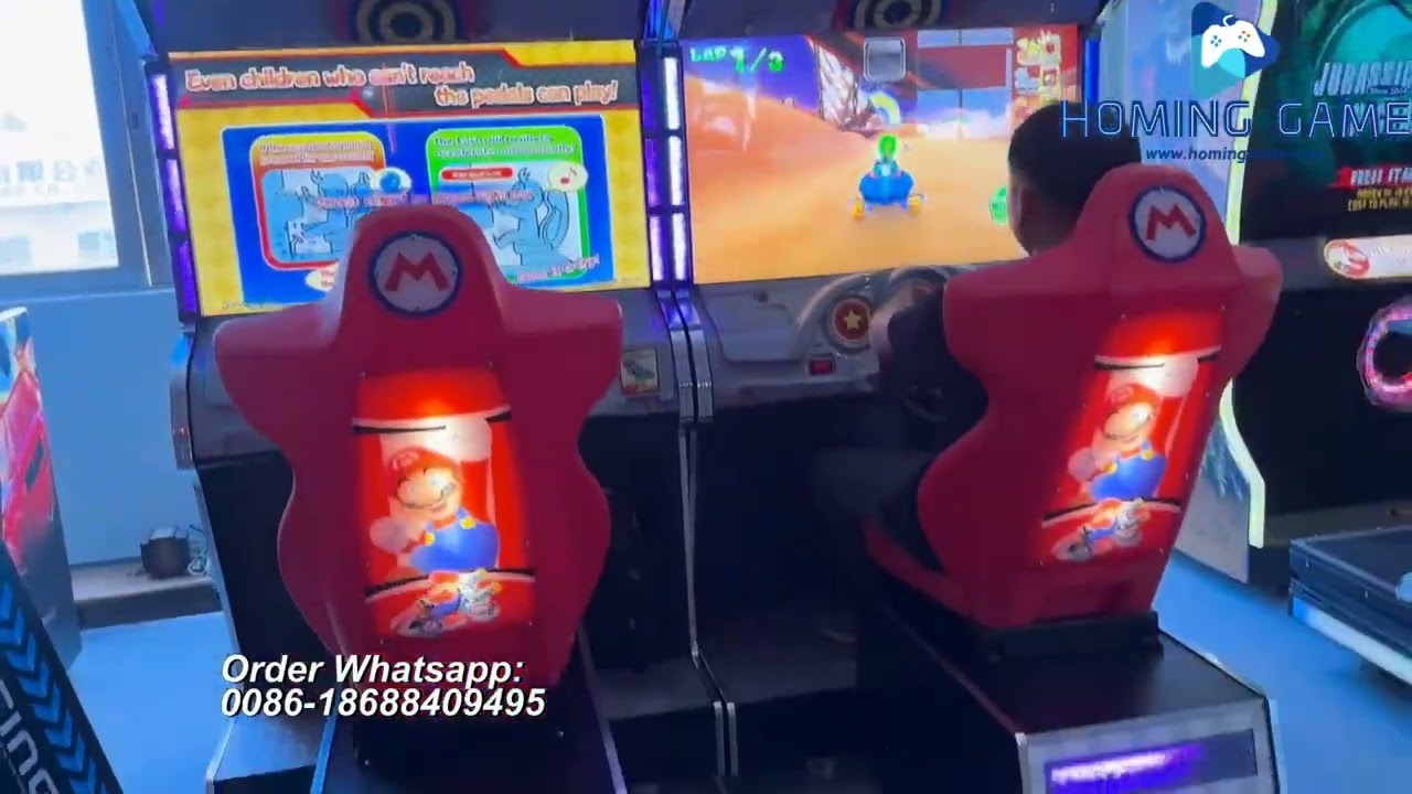 2026 HomingGame Mario Kart Racing Arcade Game Machine | Multiplayer Driving Simulator | Racing Car