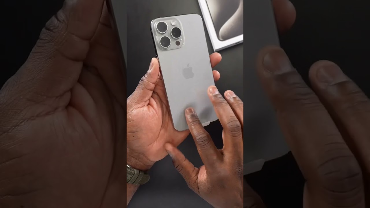 iPhone 15 Pro Max in Natural Titanium Unboxing 🤯⁣⁣  #apple #iphone15promax #techz #iphone15