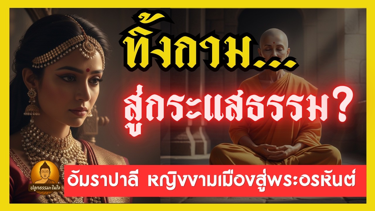 อัมราปาลี หญิงงามเมืองผู้สะกดคนทั้งแผ่นดิน สู่ศรัทธาที่พระพุทธเจ้าเสด็จไปโปรด | #ปลูกธรรมะในใจ