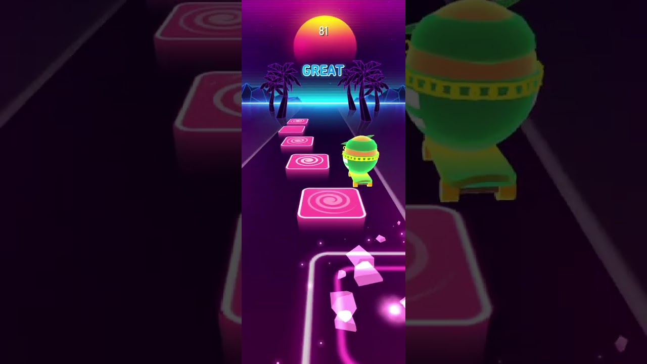 Playing Tiles Hop