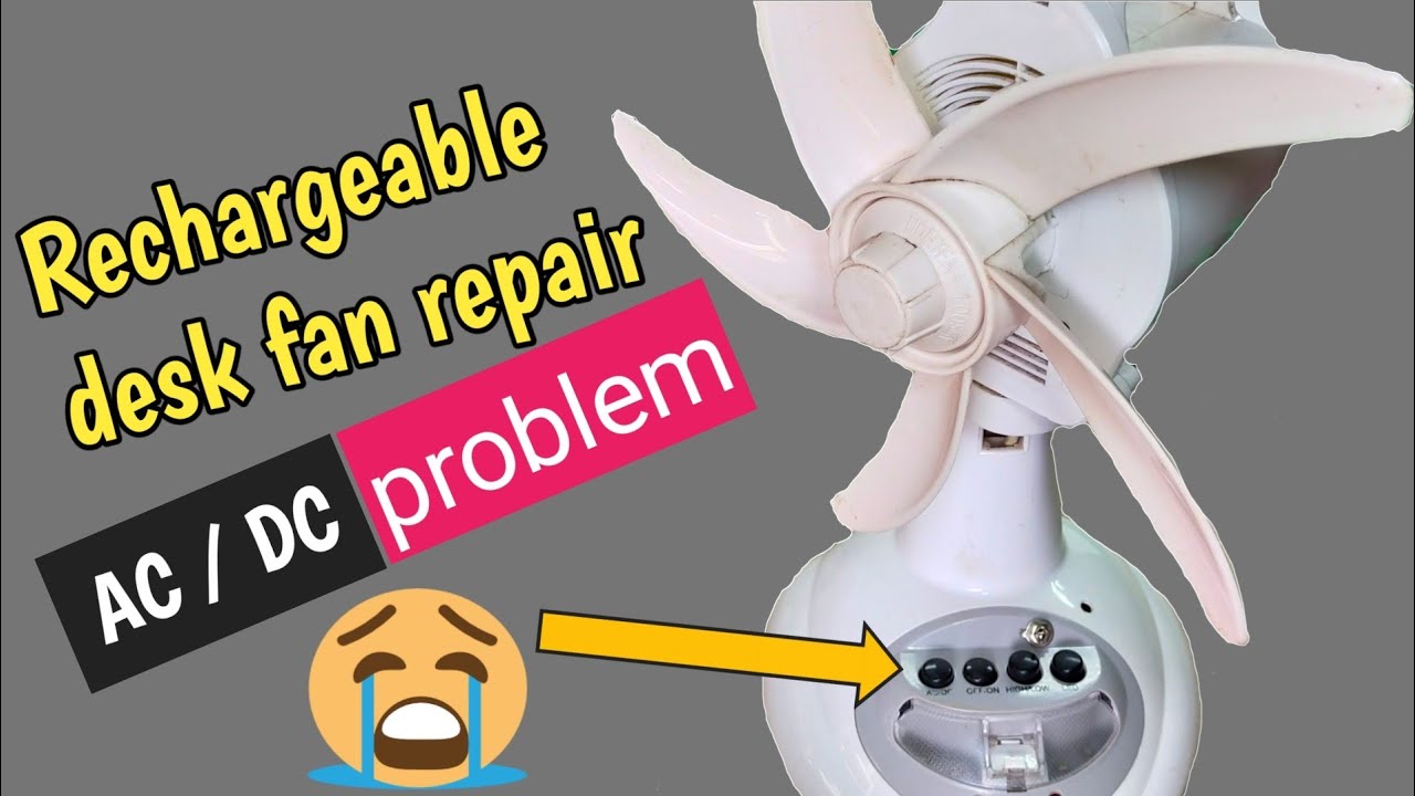 Rechargeable electric fan AC/DC problem Ayaw mag on jm TUTORIAL