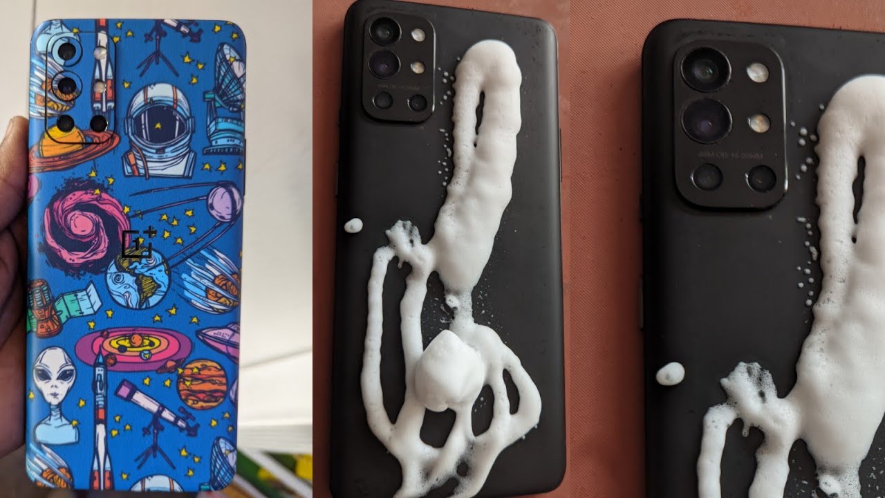 one plus 9r wrapping space skin @OnePlus_IN oneplus #shorts