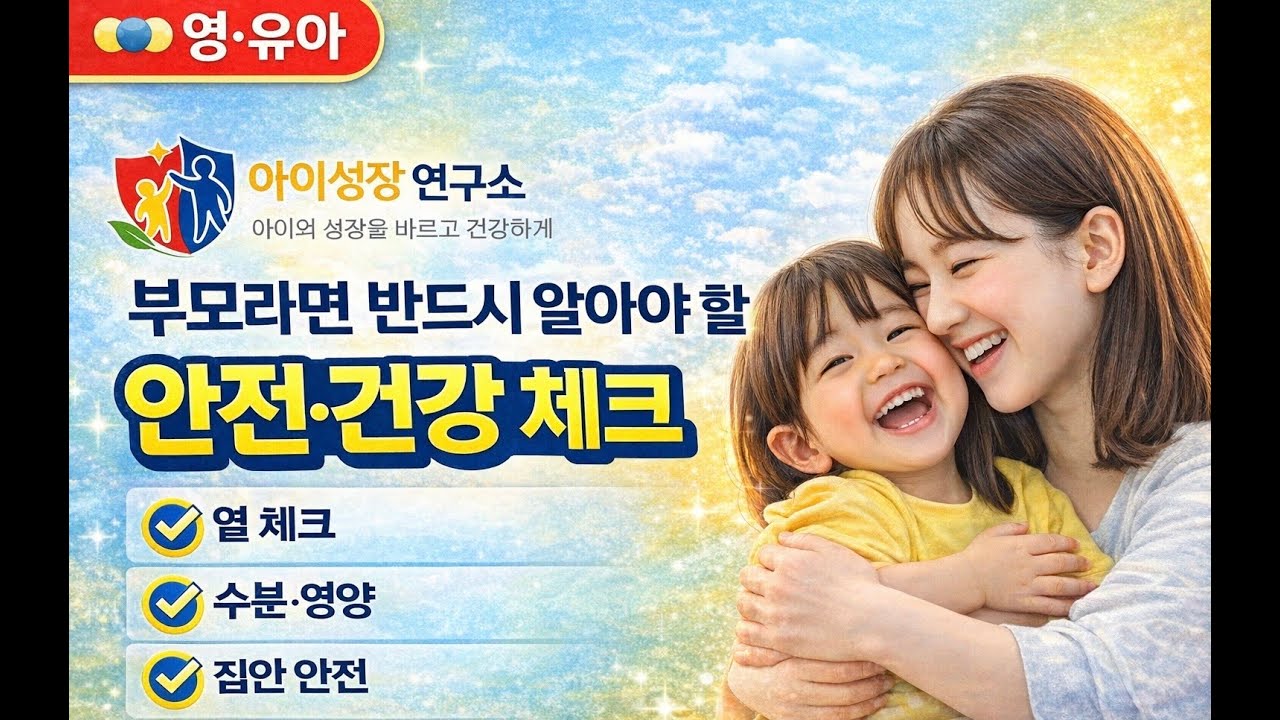 지금 꼭 잡아야 할 아이 안전·건강 기준  #영유아안전 #유아건강 #부모교육 #육아기준 #아이건강