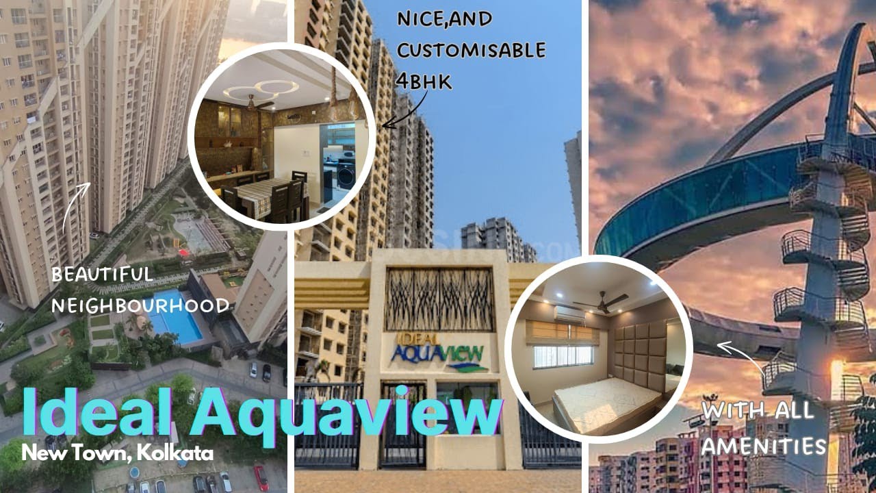 Exclusive 4BHK Fully Furnished Flat for Sale in Ideal Aquaview, Newtown 🫶🥰🫶#4bhk #sale