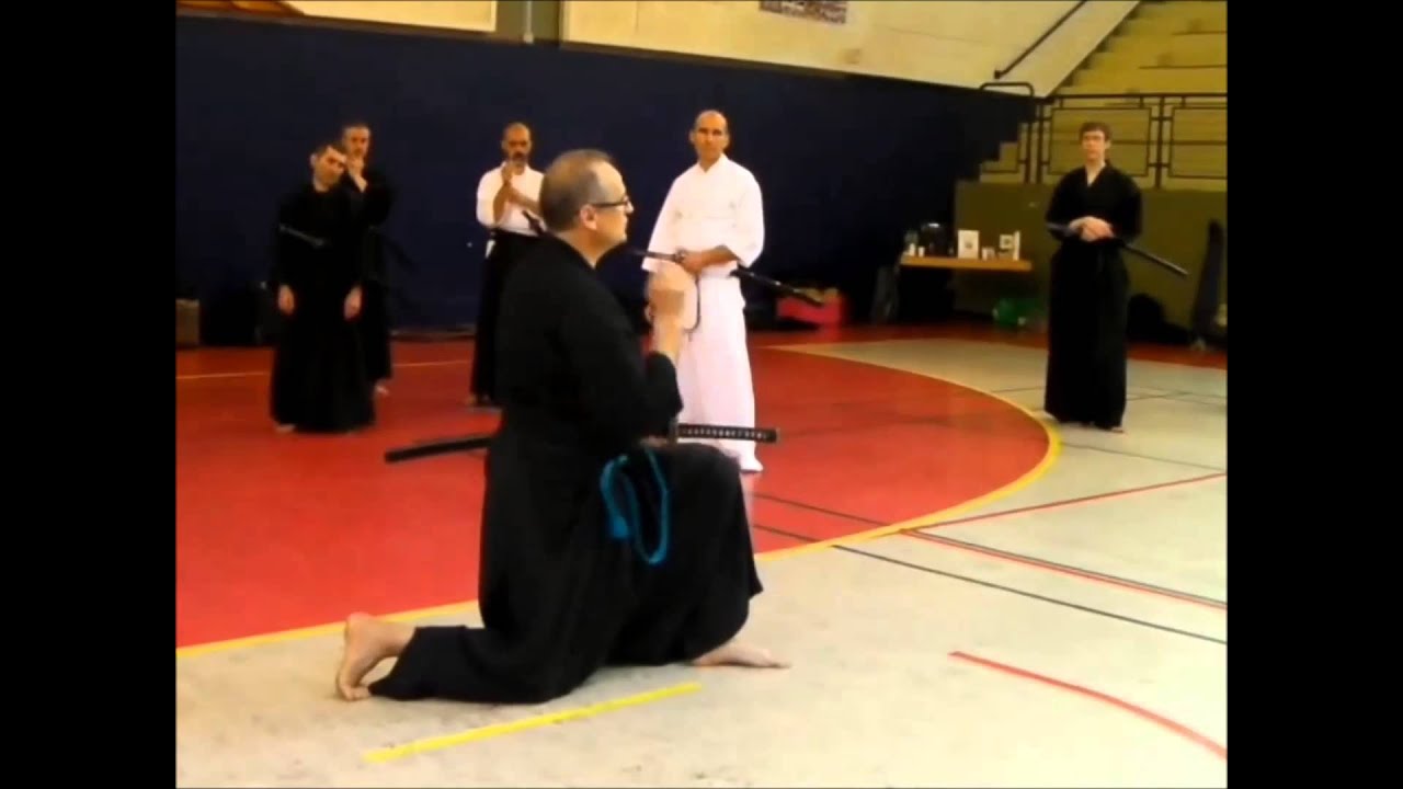Iaido. stage koryu.versailles. octobre 2013.