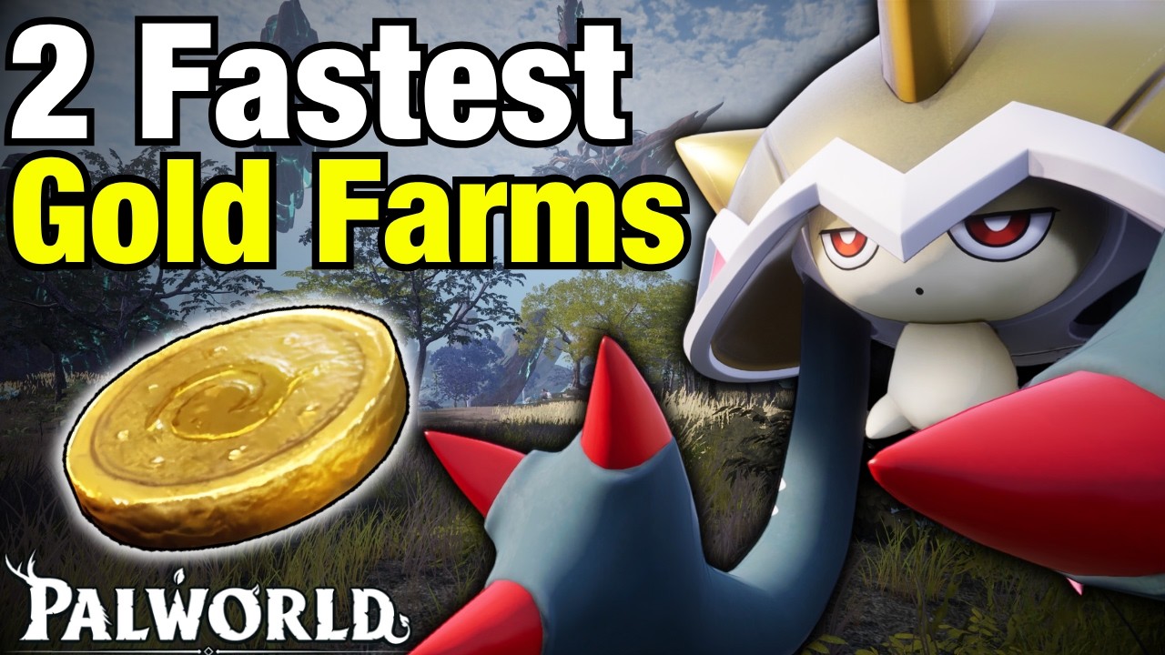 2 FASTEST GOLD COIN FARMS Coins in Palworld 1.0 | Catching or Breeding