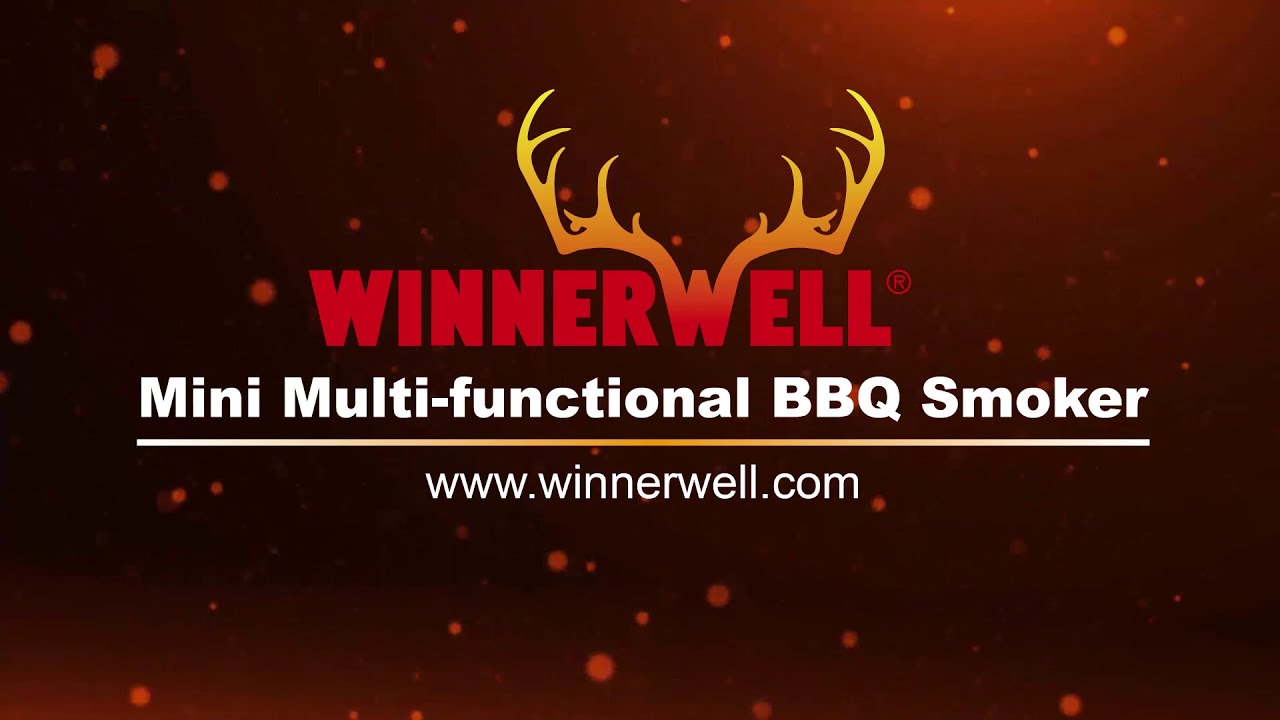 Winnerwell Mini Multi-functional BBQ Smoker for Outdoor Camping, etc