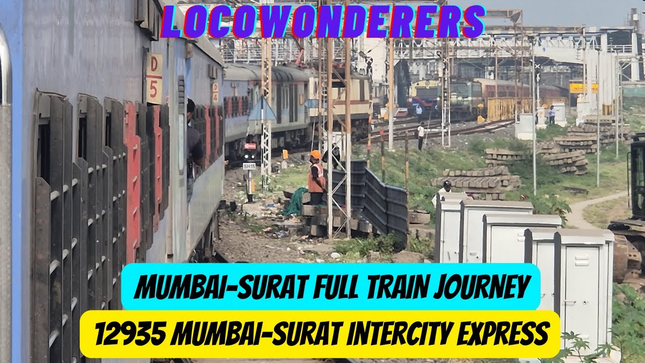 Mumbai To Surat | 12935 Intercity Express | ST to MMCT | Western Railway