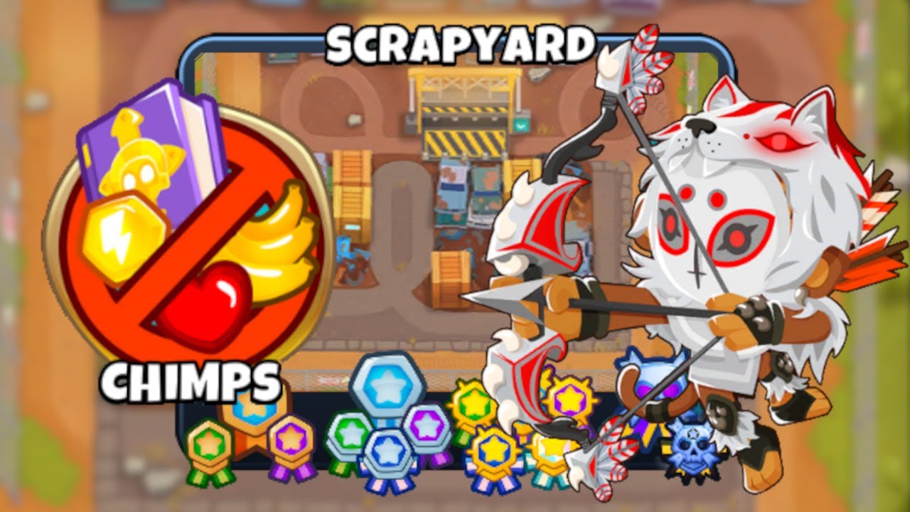 Scrapyard [CHIMPS] Walkthrough/Guide | Bloons TD6