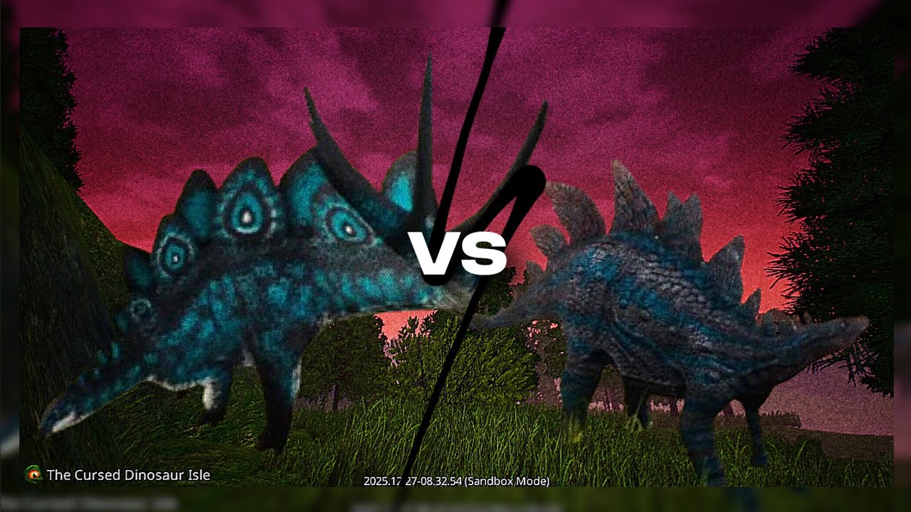Old vs new STEGOSAURUS remodel | WHICH IS STRONGER?🥵💀(the cursed isle gameplays) 