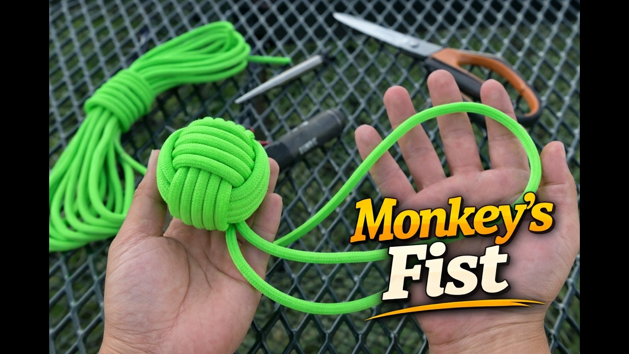Single loop Monkey’s fist 🐒 👊🏼