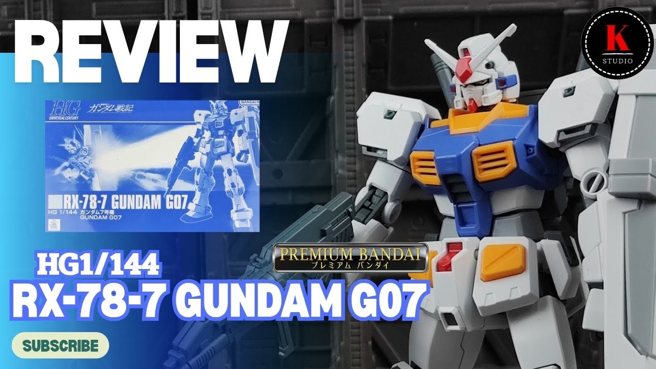 Review HG1/144 RX-7807 Gundam G07 (P-Bandai) ใครอยู่สาย RX-78 ต้องไม่พลาดนะครับ