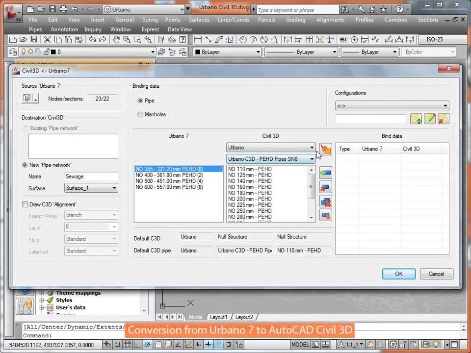 StudioARS Urbano 7   AutoCAD Civil 3D Compatibility
