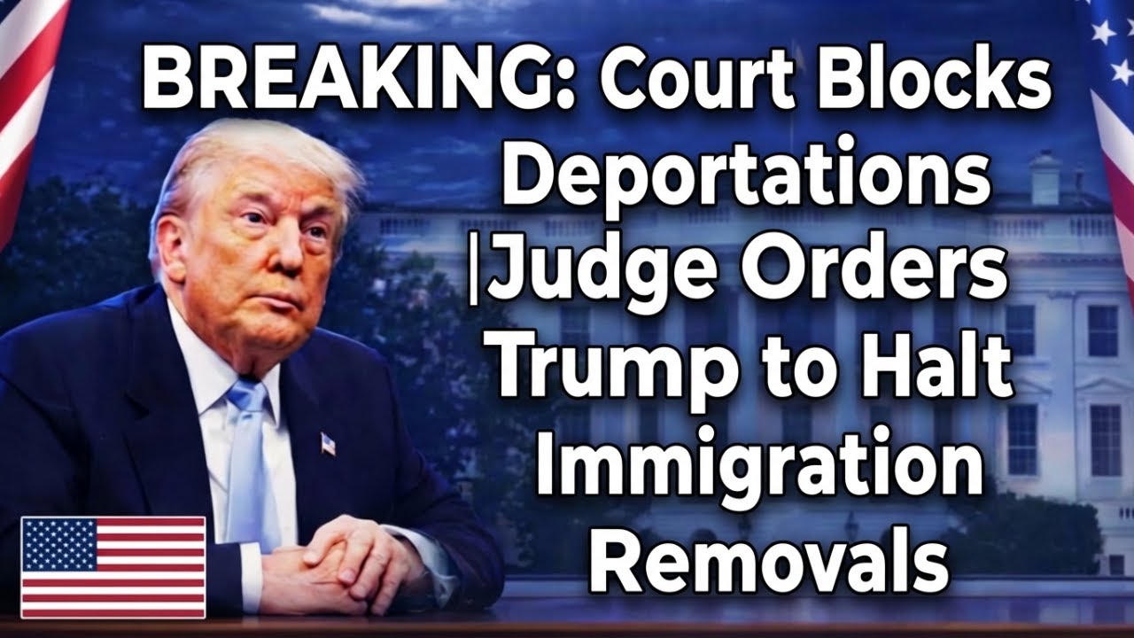 BREAKING  Court Blocks Deportations   Judge Orders Trump to Halt Immigration Removals