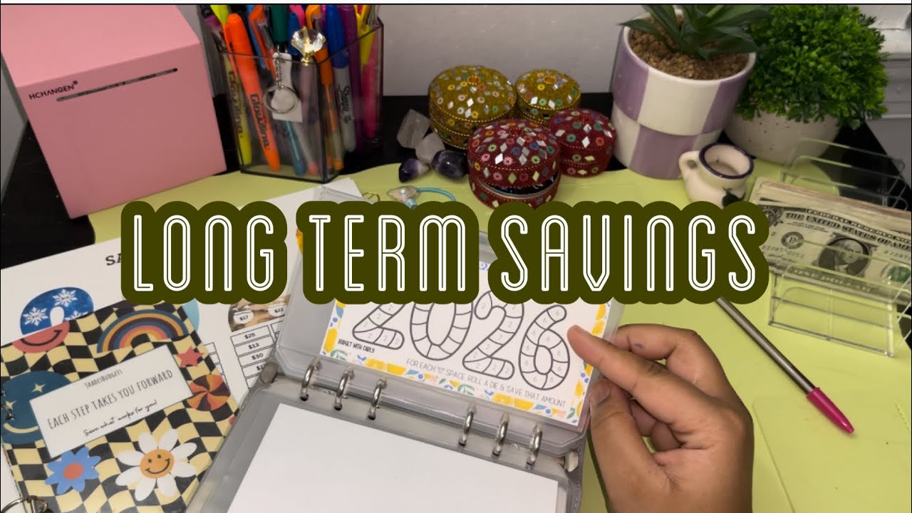 Saving For LONG TERM Goals As A Single Mom | #cashstuffing #money #savings  