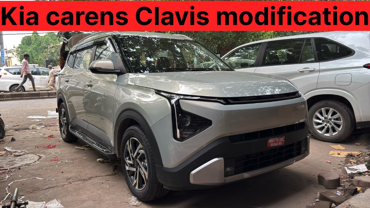 2025 kia carens clavis modification 🔥crusie and stering control activate