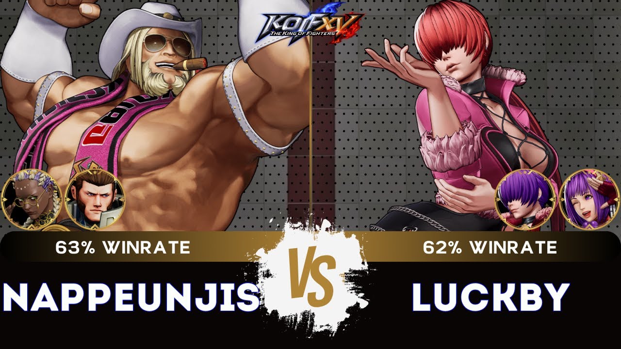 KOF XV▰NAPPEUNJIS (Maxima/Dolores/Antonov) 🆚 LUCKBY (O.Shermie/Athena/Shermie)🎞️Replay Match - 12/25