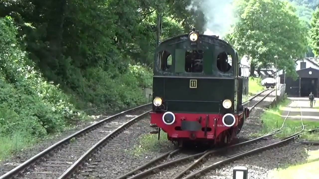 Brohltalbahn-Eisenbahn 2: Vulkan-Express unter Dampf 🚂 #schmalspurbahn #nostalgic  #dampflok