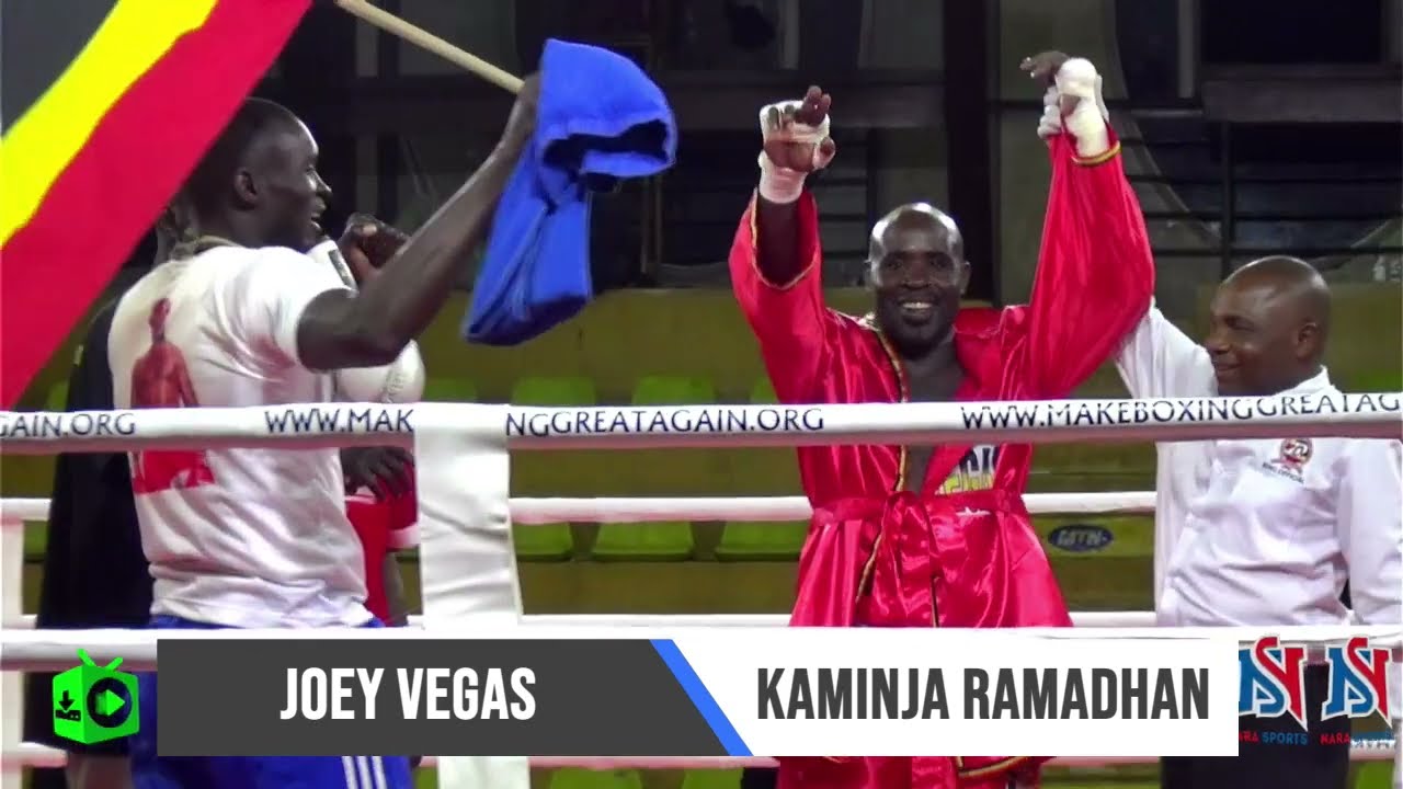 JOEY VEGAS STOPS  KAMINJA RAMADHAN OF TANZANIA IN ONE MINUTE