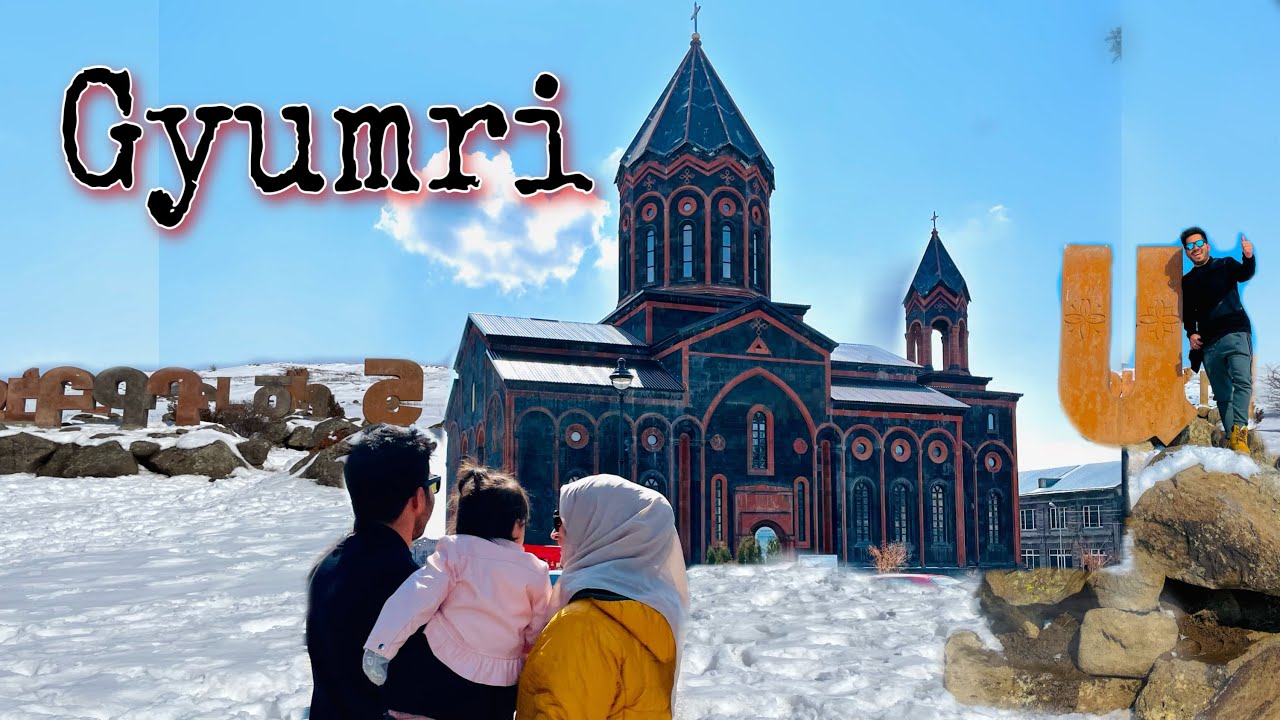 City of Black Tuff- GYUMRI || Last Day in ARMENIA 🇦🇲 || Filled with snow ❄️ ⛄️