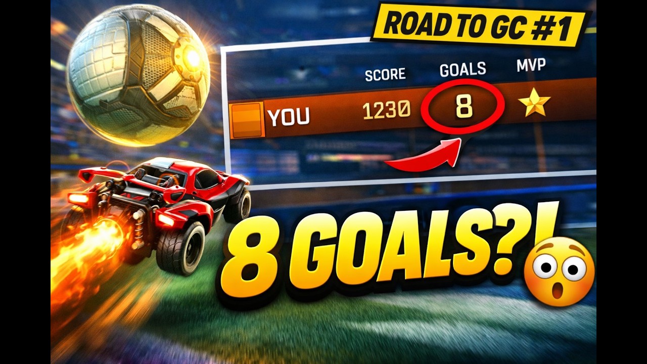 Road to Grand Champ 2026 Begins… I Scored 8 Goals in One Game!