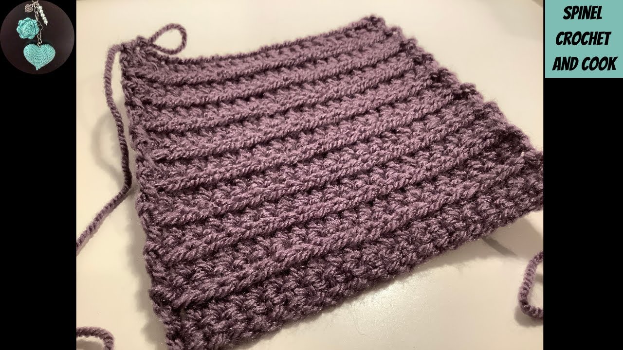 Crochet Braided Pattern | Crochet Stitches for Blankets, Jumpers, Scarves | Spinel Crochet and Cook