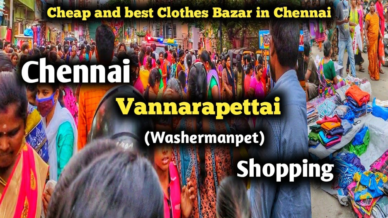 Cheap and best Shopping in Chennai, Washermanpet (Vannarapettai) - @Vlog Thamila - V190