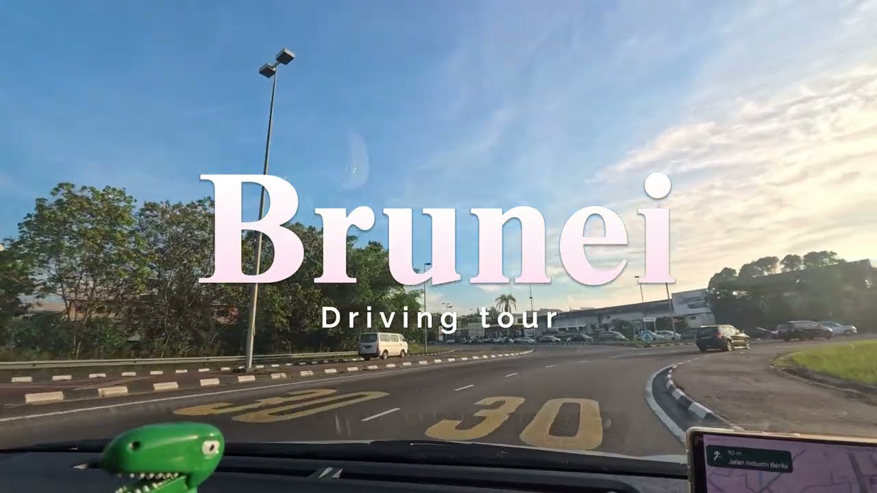 Brunei Driving tour: Driving around Brunei to Tutong | Acepro 4k vlog 2024 @LuueeJanice
