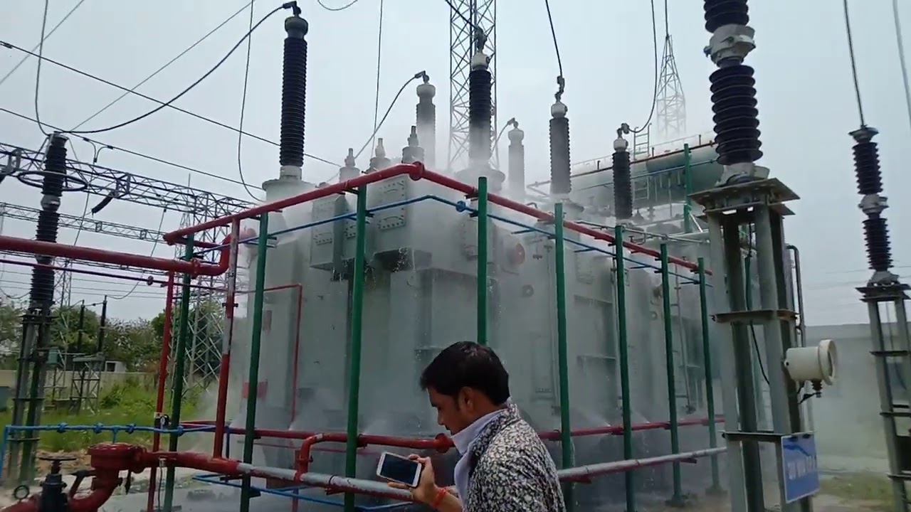 Transformer की water cooling. 200 MVA  transformer. water cooling of transformer