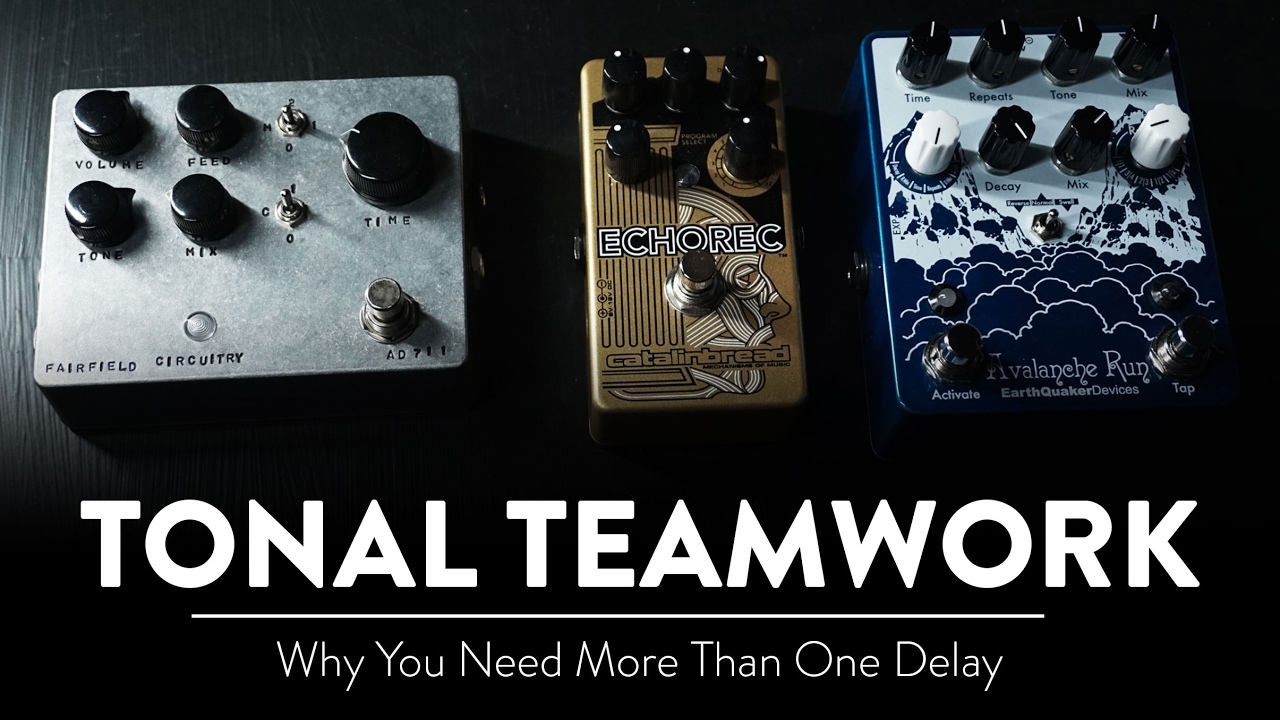 Tonal Teamwork: Why you need more than one delay pedal on your board