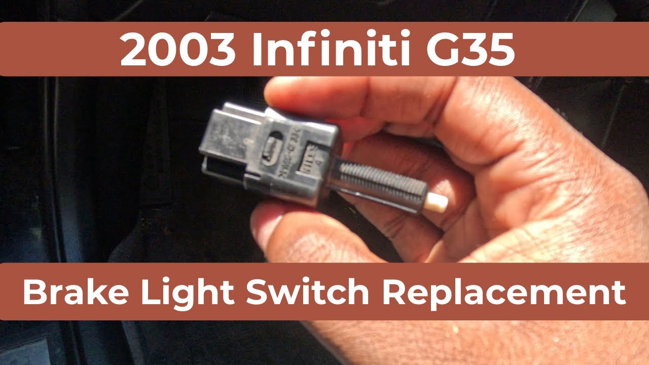 Infiniti G35/G37 Brake Light Switch Replacement