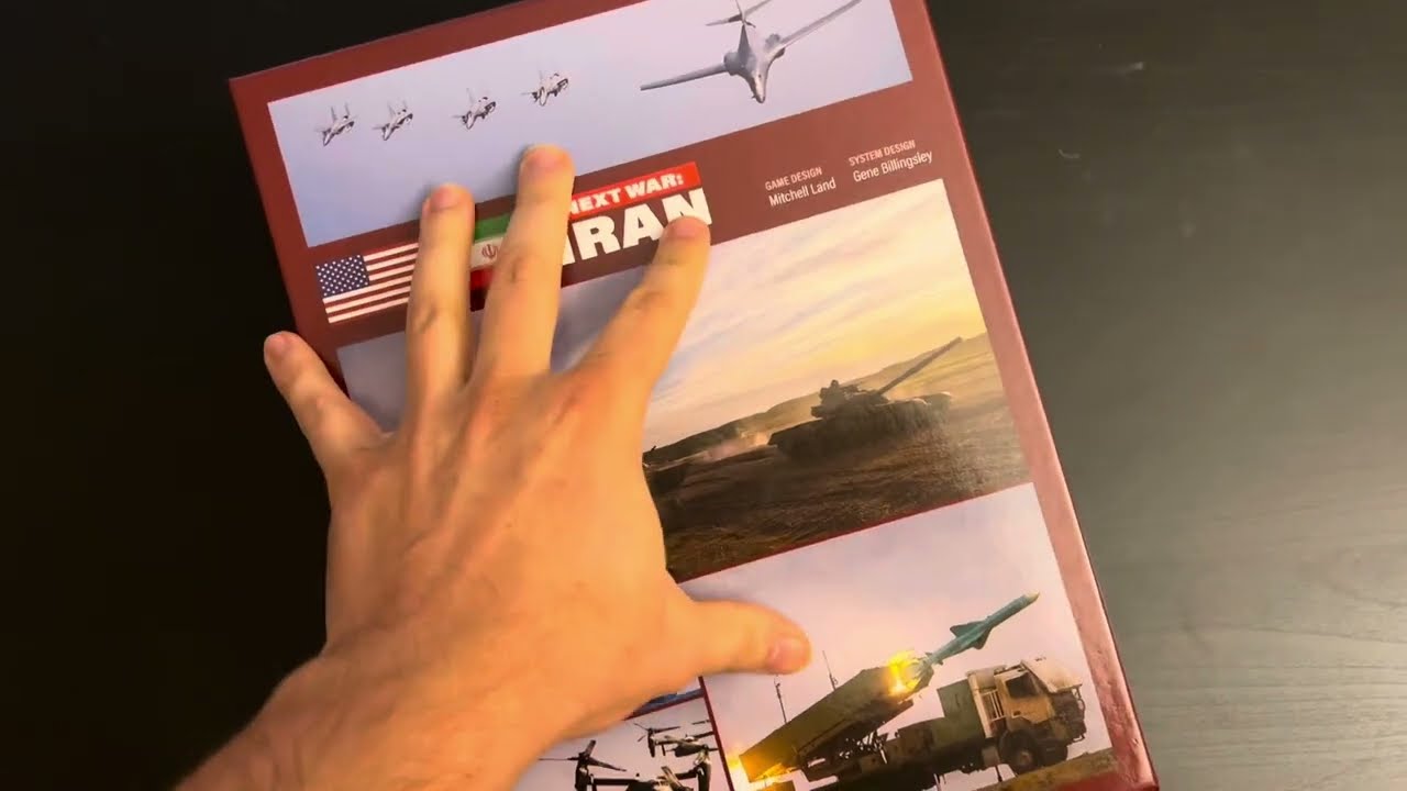 Новое поступление — расширенная распаковка Next War: Iran (GMT Games)
