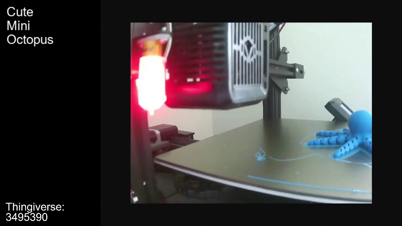 Let's 3D Print Things Live Stream (Cute Mini Octopus)
