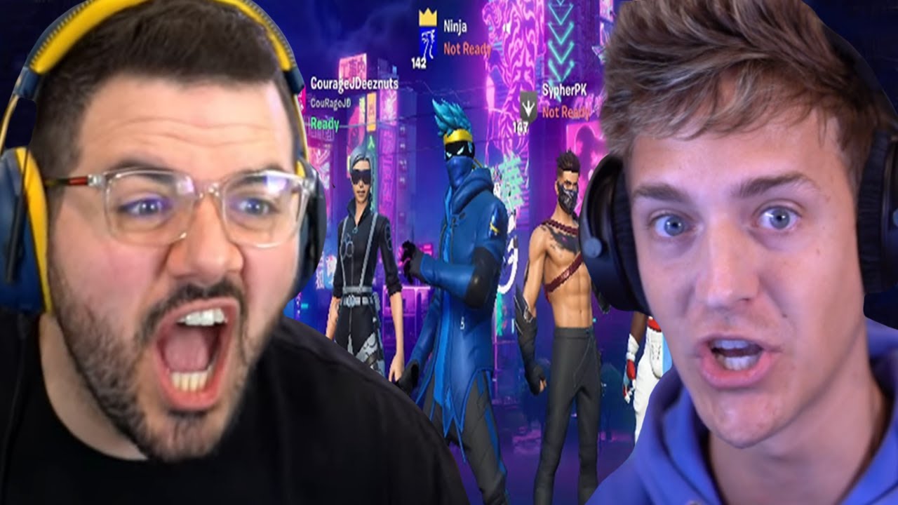 CourageJD КРИЧИТ на Ниндзя после того, как тот продолжает жаловаться на его отряд!