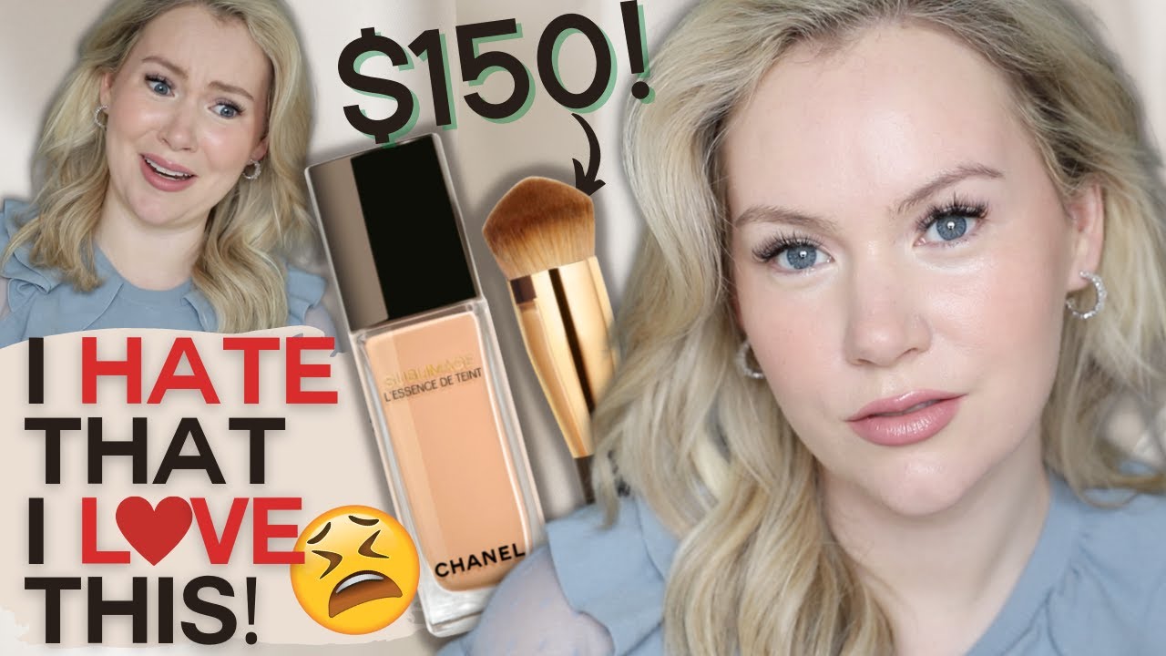 Trying the $150 Chanel Foundation! Sublimage L'essence Review + Wear Test (The Fairest Shade)