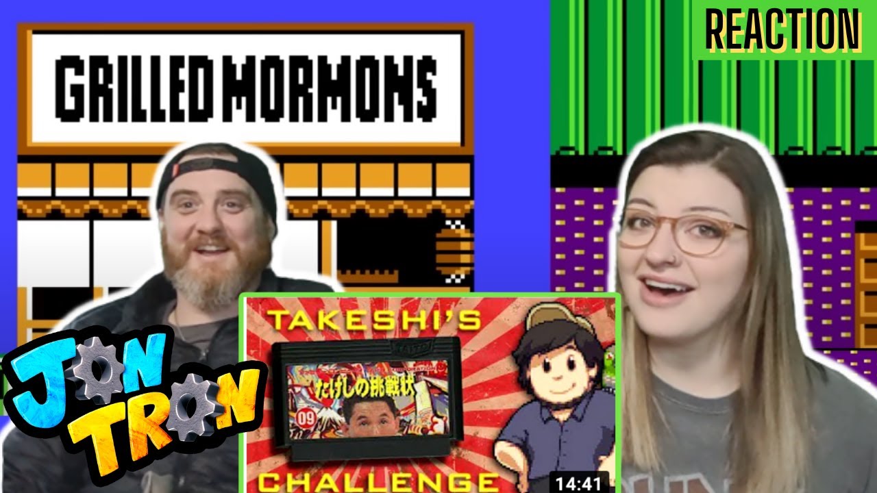 Takeshi's Challenge @JonTronShow | HatGuy & Nikki react