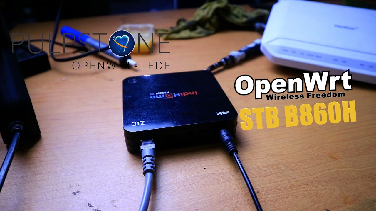 Install OpenWRT di STB B860H