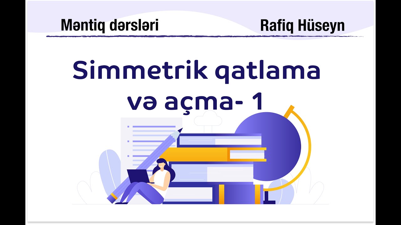 Simmetrik qatlama və açma 1 - Rafiq Huseyn