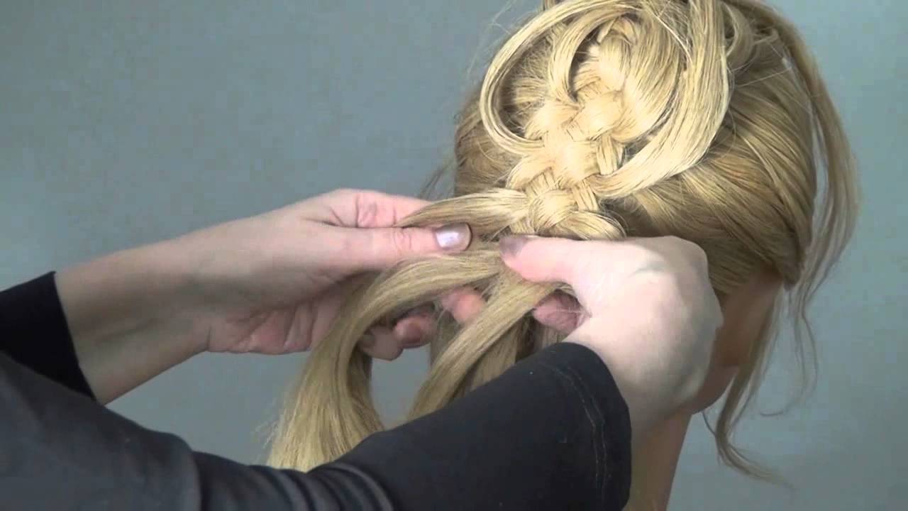 Плетение кос. Прическа для длинных волос. Braided Hairstyle