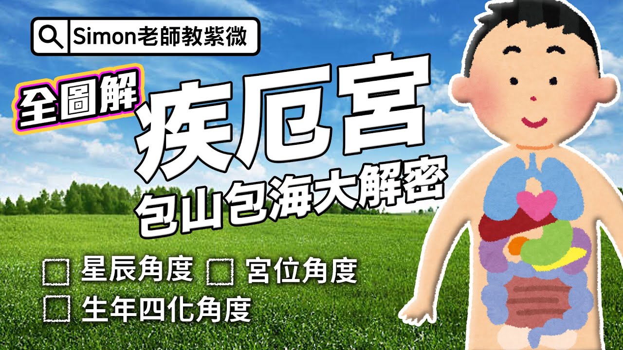 EP95.包山包海大解密就在疾厄宮【Simon老師教紫微】