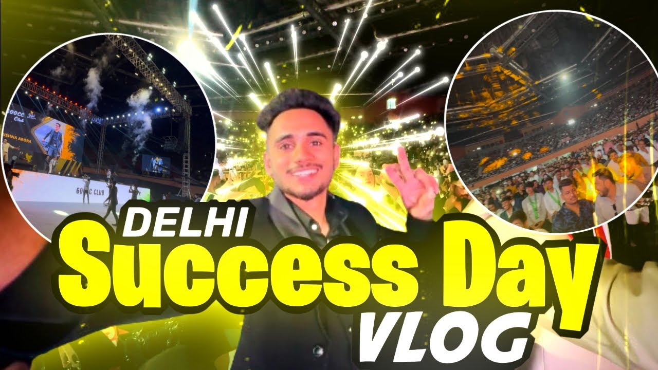 DELHI SUCCESS DAY🔥 | Indra Gandhi stadium | vlog | Nouman Raza