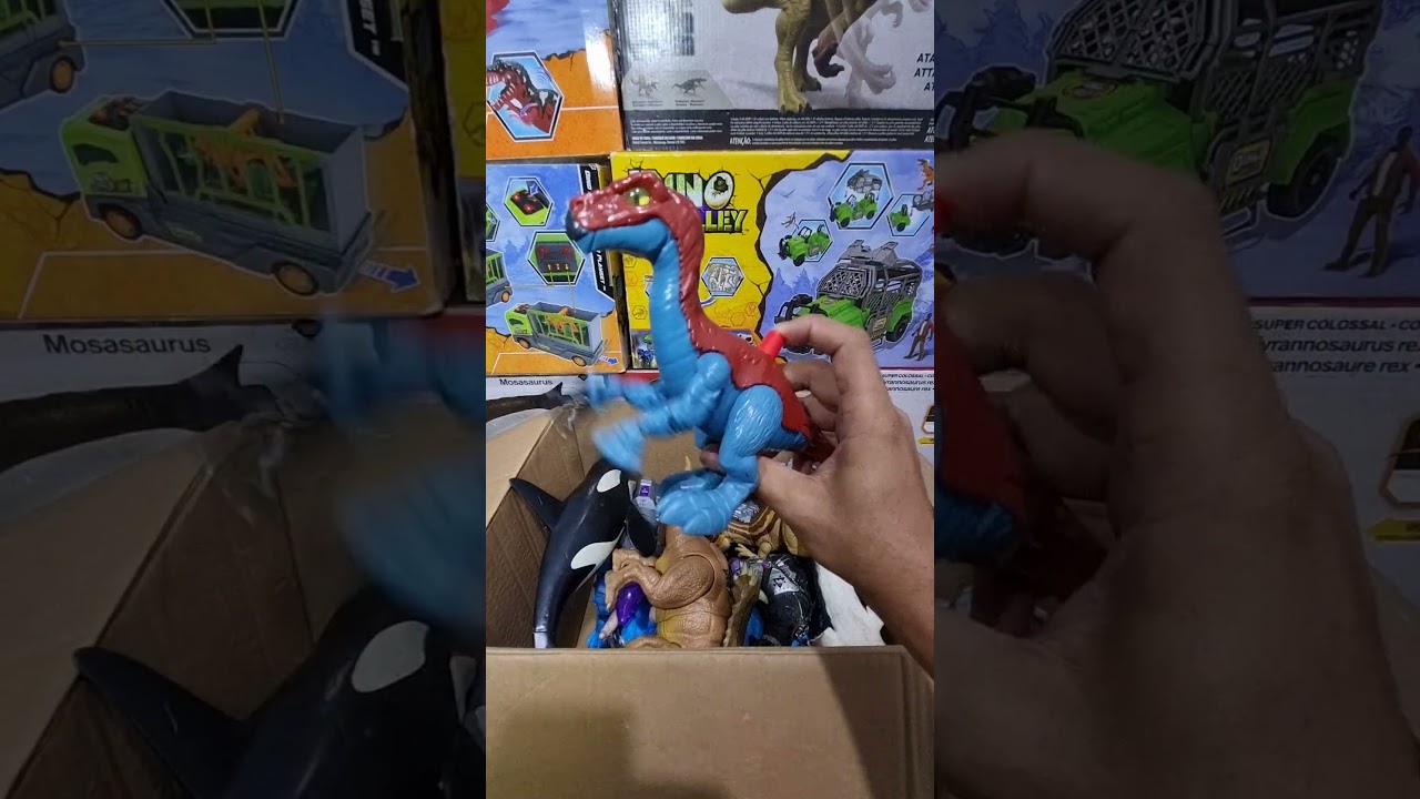 Hunting Jurassic World Toy Dinosaur Collection ASMR