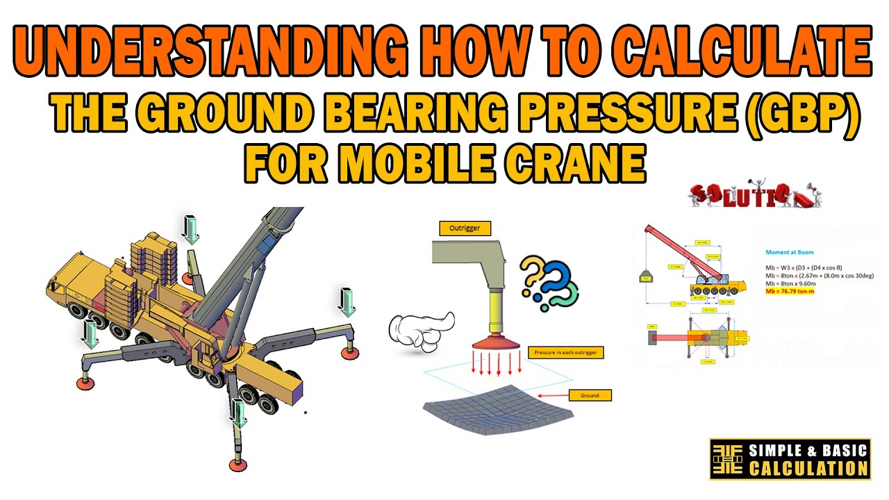 Expert Guide: Mobile Crane Ground Bearing Pressure Calculation #crane #gbp #heavylifting