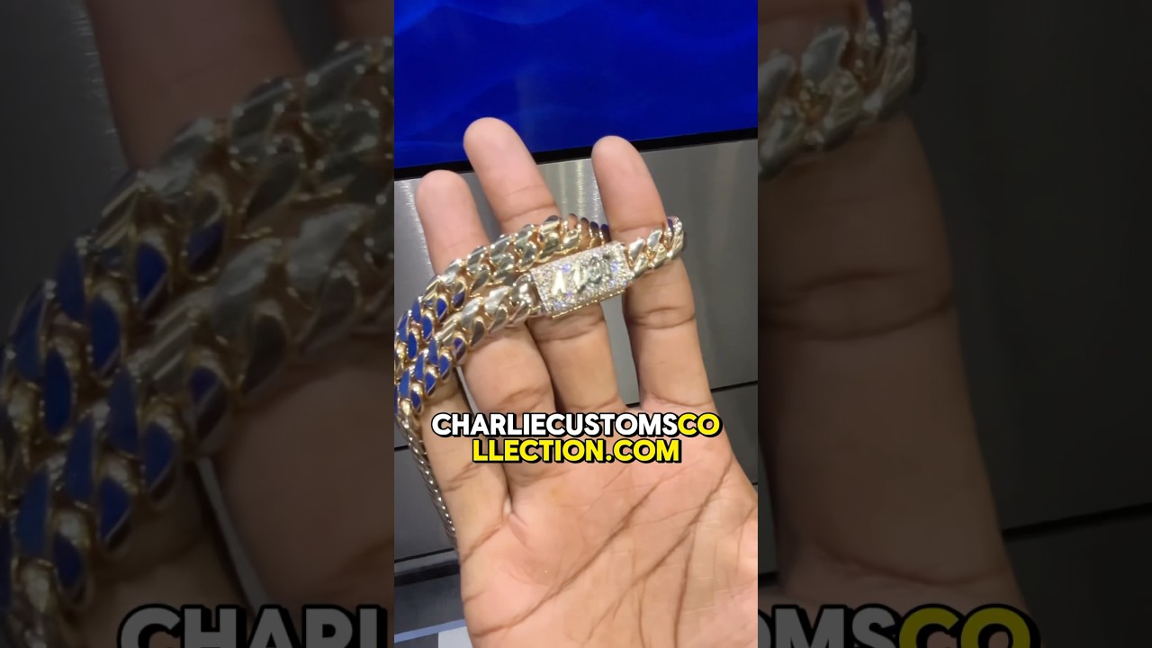 I turned $1100 into $2200 Making A Diamond Lock 4 A Clients Gold Cuban |CharliesCustomCollection.com